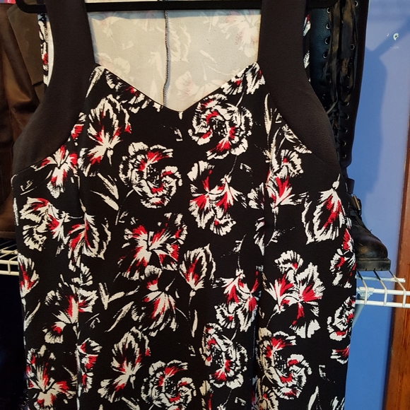 Lily Morgan Tops - Rose print peplum top